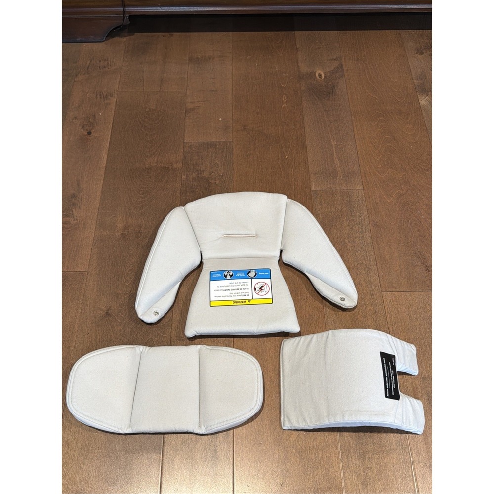 Nuna Exec Infant Body Support Insert Set Gray Car Seat Cushion